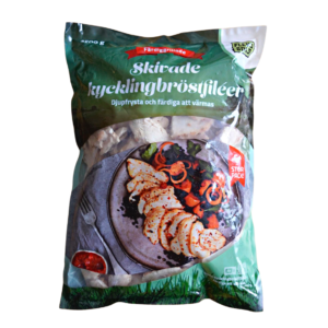 Skivade kycklingbröstfiléer